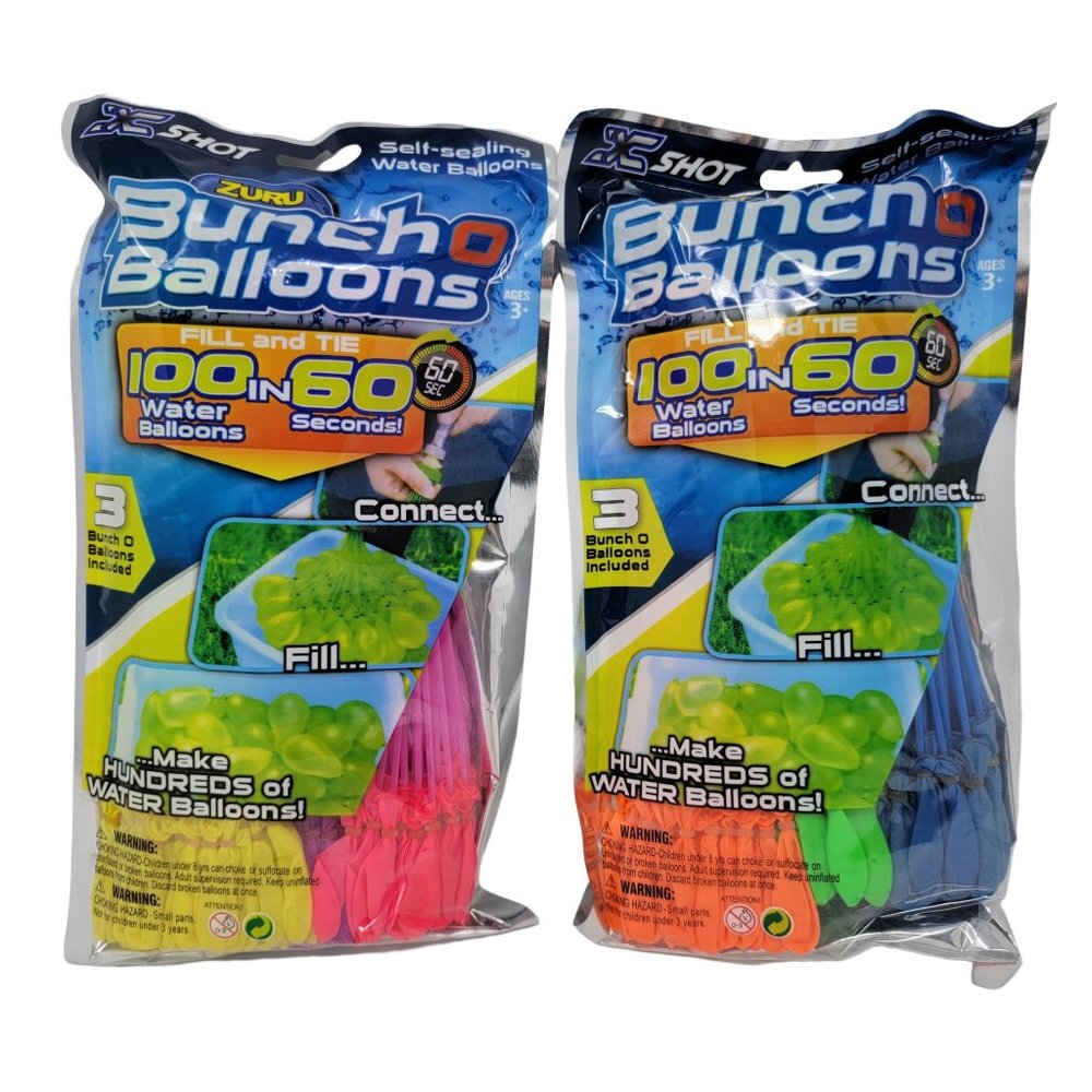 Zuru Bunch O Balloons Self-Sealing Water Balloons, 2 Packages